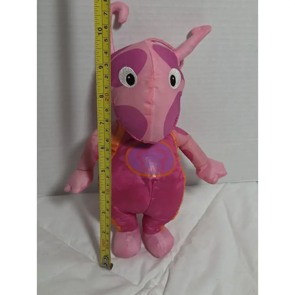Backyardigans Uniqua 2000s Nylon Plush Nickelodeon Retired Htf Fisher Price